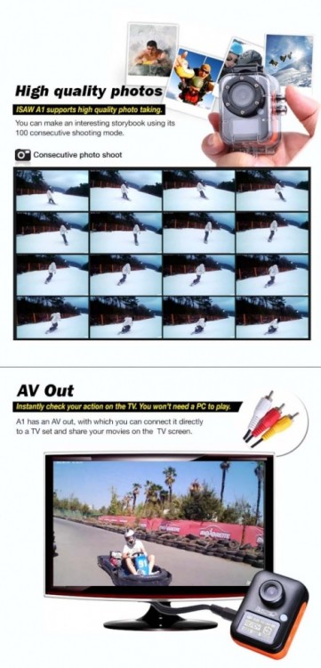 ISaw A1 Wearable HD + prezent!